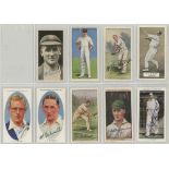 Signed cigarette cards. Nine cigarette cards, each signed in ink to the face by the featured player.