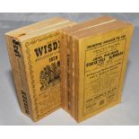 Wisden Cricketers' Almanack 1937 and 1939. 74th & 76th edition. Original paper wrappers and original