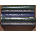 'Cricket: A Weekly Record of the Game'. Volumes III 1884, VII 1888 and XI 1982. Bound in similar