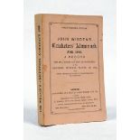 Wisden Cricketers' Almanack 1885. 22nd edition. Original paper wrappers. Replacement spine paper.