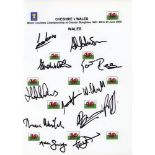 Minor Counties and Universities 2006-2008. Six unofficial autograph sheets for the period. Minor