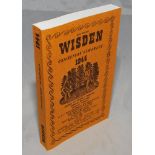 Wisden Cricketers' Almanack 1944. Willows reprint (2000) in softback covers. Limited edition 657/