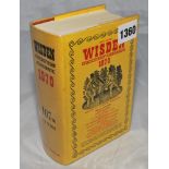 Wisden Cricketers' Almanack 1970. Original hardback with dustwrapper. good/very good condition -