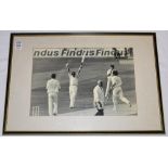 Geoffrey Boycott. Yorkshire & England 1962-1985. Large original mono press photograph of Boycott