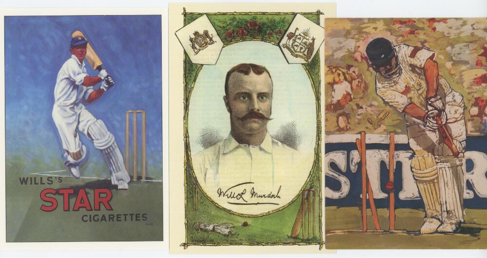 Modern postcard series. Over eighty postcards. Series include Rosi Robinson (8), Cricket Memorabilia