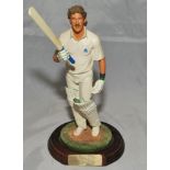 Ian Botham, Somerset & England. Endurance Ltd cold-cast porcelain figure of Botham in batting