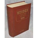 Wisden Cricketers' Almanack 1958. Original hardback. Good/very good condition - cricket