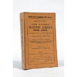 Wisden Cricketers' Almanack 1888. 25th edition. Original paper wrappers. Replacement spine paper.