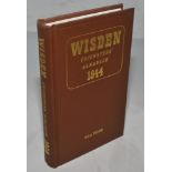 Wisden Cricketers' Almanack 1944. Willows hardback reprint (2000) with gilt lettering. Limited