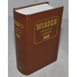 Wisden Cricketers' Almanack 1939. Willows hardback reprint (2012) with gilt lettering. Limited