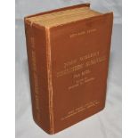 Wisden Cricketers' Almanack 1922. 59th edition. Original hardback. Minor wear to front internal