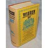 Wisden Cricketers' Almanack 1967. Original hardback with dustwrapper. Some age toning to dustwrapper