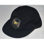 'Commonwealth Cricket Team India & Ceylon 1950-51'. Official navy blue Commonwealth team cap with