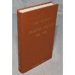 Wisden Cricketers' Almanack 1888. Willows softback reprint (1989) in light brown hardback covers