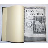 'Famous Cricketers and Cricket Grounds'. Edited by C.W. Alcock. 1895. Published in eighteen weekly