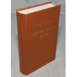 Wisden Cricketers' Almanack 1898. Willows softback reprint (1995) in light brown hardback covers