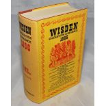 Wisden Cricketers' Almanack 1966. Original hardback with dustwrapper. Minor age toning to the