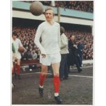 Manchester United. Seventeen colour and mono reprint photographs of Manchester United players, teams