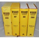 Wisden Cricketers' Almanack 2006, 2007, 2008 and 2009. Special limited large format editions, two in