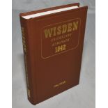 Wisden Cricketers' Almanack 1942. Willows hardback reprint (1999) with gilt lettering. Limited