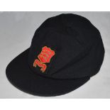 Graham Gooch. Essex & England 1973-2000. Official Essex C.C.C. black First XI cloth cap, with