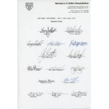 England Women's Internationals 1996-2003. Five official autograph sheets of England Women's teams