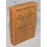 Wisden Cricketers' Almanack 1888. 25th edition. Original paper wrappers. Neat replacement spine