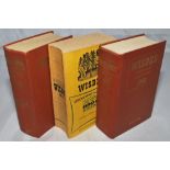 Wisden Cricketers' Almanack 1962, 1963 & 1964. The 1962 and 1964 are original hardback editions, the