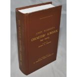 Wisden Cricketers' Almanack 1910. Willows hardback reprint (2001) in dark brown hardback covers with