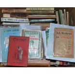 Cricket histories and biographies 1850s-1950s. Box comprising a good selection of forty cricket