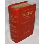 Wisden Cricketers' Almanack 2007. 144th edition. De luxe full leather bound limited edition