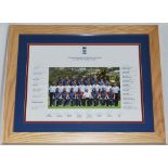 'England One Day International Squad. ICC Cricket World Cup 2007'. Official colour photograph of the