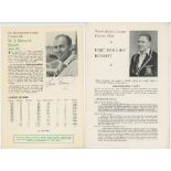 Warwickshire C.C.C. benefits and testimonials 1948-1976. A good selection of fifteen official