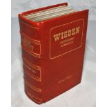 Wisden Cricketers' Almanack 2006. 143rd edition. De luxe full leather bound limited edition