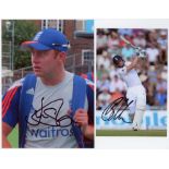 Test and County cricketers 2000s. Blue album comprising thirty six colour postcard size