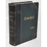 'Cricket'. W.G. Grace. Bristol 1891. Leather bound limited edition, top edge gilt, other edges