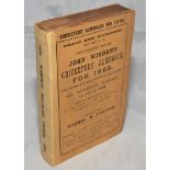 Wisden Cricketers' Almanack 1895. 32nd edition. Original paper wrappers. Neat replacement spine