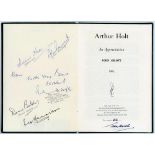 'Arthur Holt. An Appreciation'. John Arlott. Boscombe Printing Co. 1963. Privately printed. 8 pages.