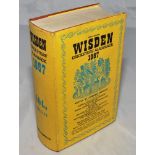 Wisden Cricketers' Almanack 1967. Original hardback with dustwrapper. Some minor faults to