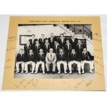 'Coronation Tour Australian Cricket Team 1953'. Official mono photograph of the Australian team