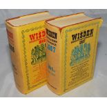 Wisden Cricketers' Almanack 1967 & 1968. Original hardbacks with dustwrapper. Some age toning,
