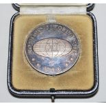 Rothmans World Cup 1966. Large silver medal presented to members of the World XI team who took