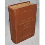 Wisden Cricketers' Almanack 1926. 63rd edition. Original hardback. Minor wear to boards and board