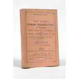 Wisden Cricketers' Almanack 1884. 21st edition. Original paper wrappers. Neat replacement spine