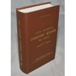 Wisden Cricketers' Almanack 1904. Willows hardback reprint (1998) in dark brown hardback covers with
