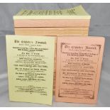 Wisden Cricketers' Almanack 1864-1878. Fifteen facsimile editions, with pink wrappers, second