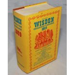 Wisden Cricketers' Almanack 1969. Original hardback with dustwrapper. Minor mark to the top border