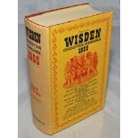 Wisden Cricketers' Almanack 1966. Original hardback with dustwrapper. Some age toning to dustwrapper