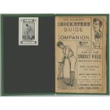 'The Champion Cricketers' Guide and Companion containing a plan of the cricket field, showing