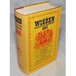 Wisden Cricketers' Almanack 1966. Original hardback with dustwrapper. Minor age toning to